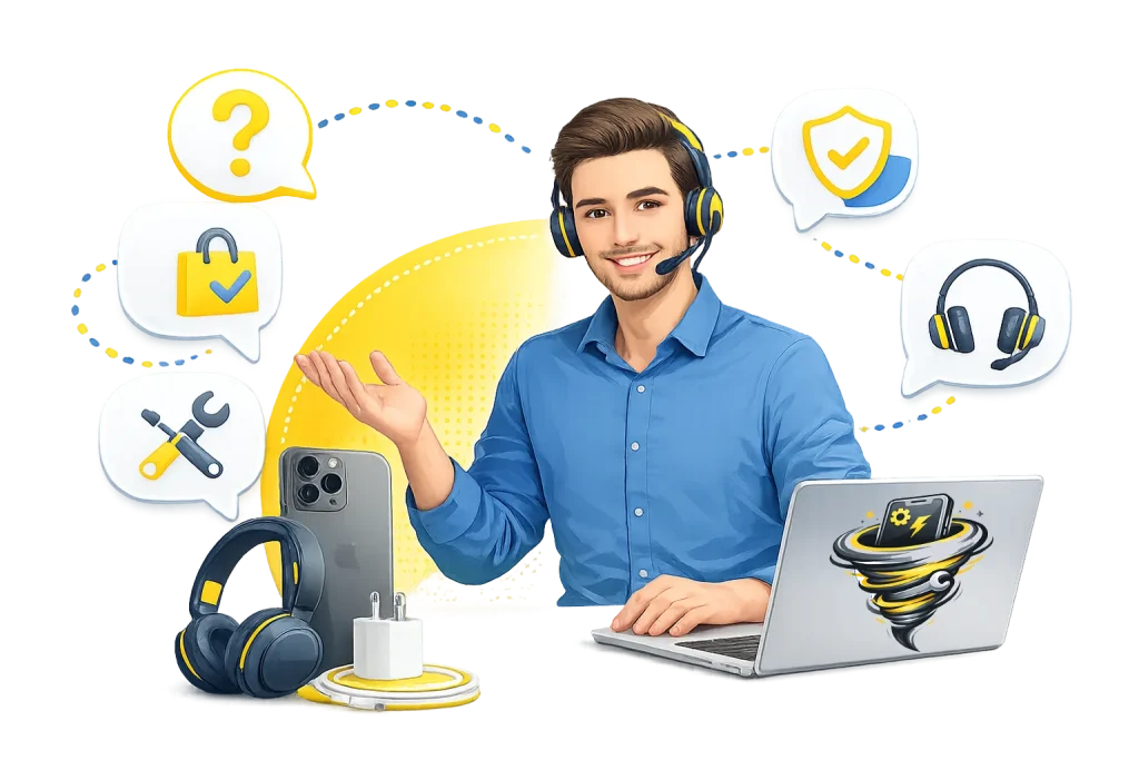 درخواست مشاوره خرید موبایل و لوازم جانبی - ترنادو موبایل
